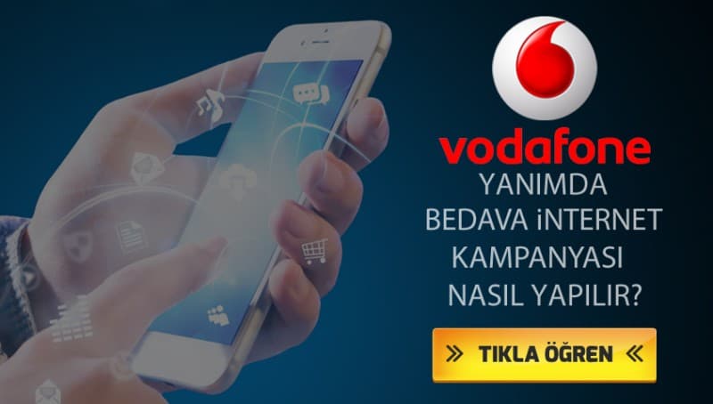 Vodafone Yanımda Bedava İnternet Kampanyası