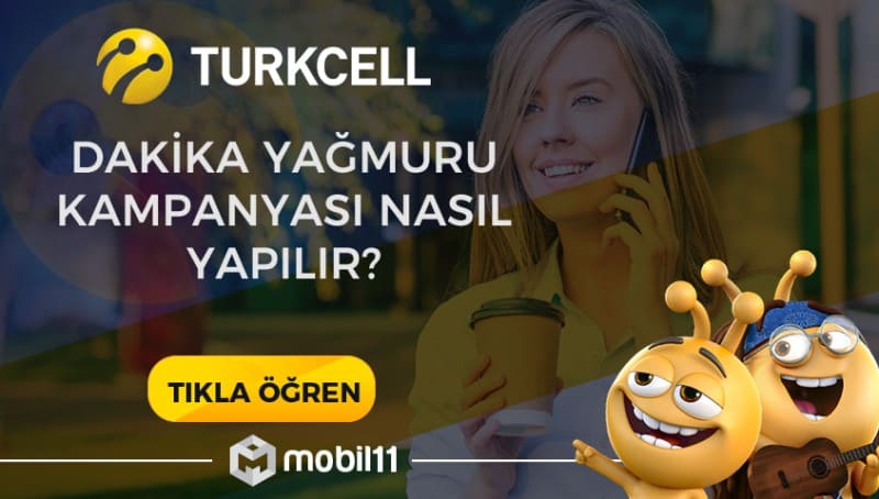 Turkcell Dakika Yağmuru Kampanyası 2021