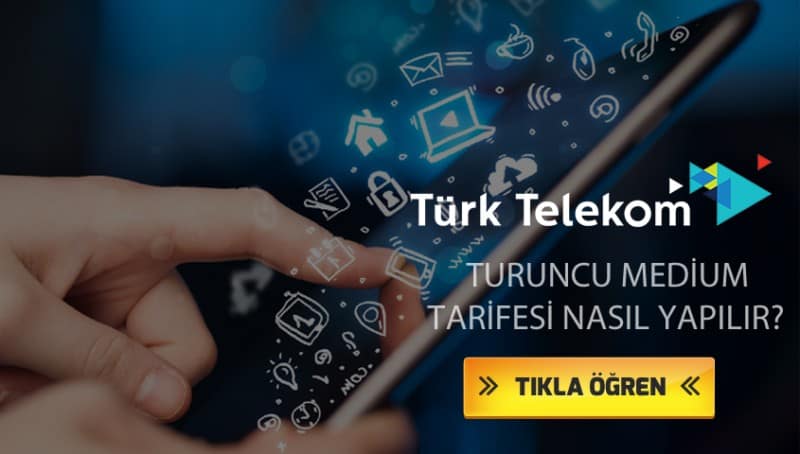 Türk Telekom Turuncu Medium 5 GB Hediye internet Kampanyası