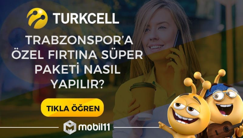 Turkcell Trabzonspor'a Özel Fırtına Süper Paketi