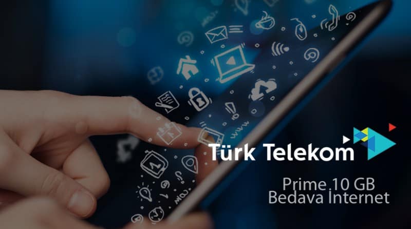 Türk Telekom Prime 10 GB Bedava İnternet 2021