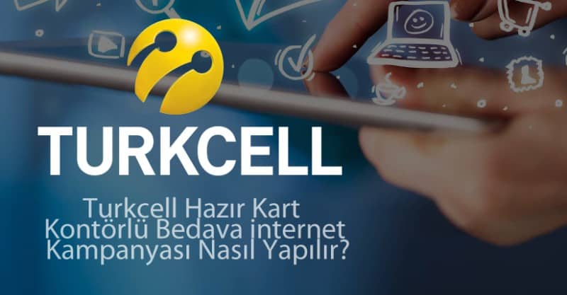 Turkcell Hazır Kart Kontörlü Bedava internet Kampanyası