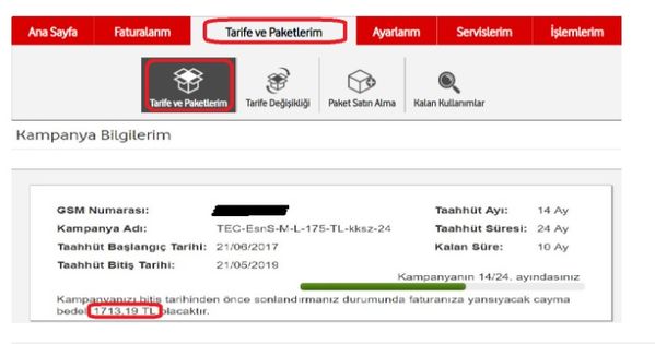 Vodafone Cayma Bedeli Öğrenme 1